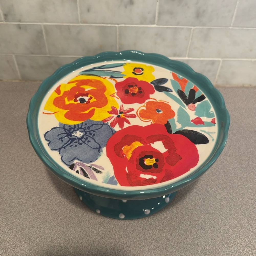 Pioneer Woman Sm Cake Stand